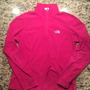 North Face pink pullover